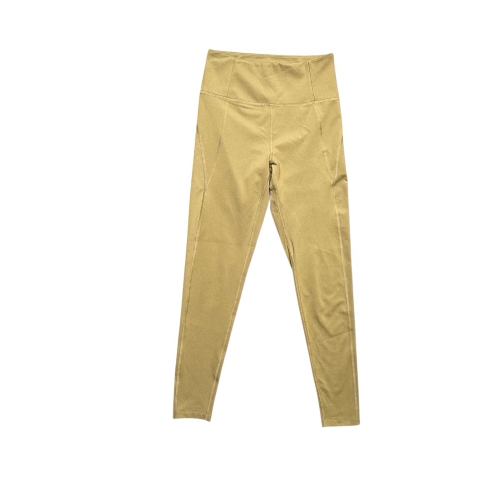 Girlfriend Collective Leggings High Rise Tan Womens Sz‎ Medium Activewear Casual